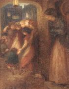 Dante Gabriel Rossetti The Gate Memory oil painting